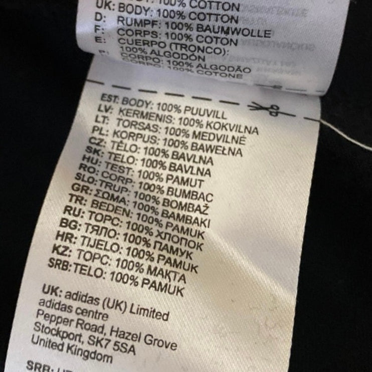 Adidas New York Women's Black Logo Graphic Short Sleeve T Shirt Tee Top Size XL