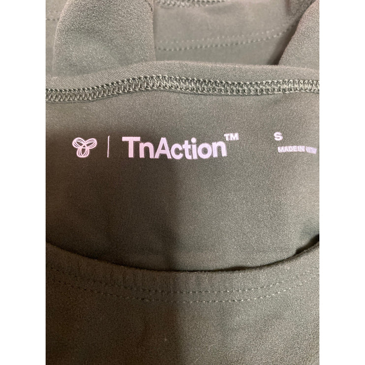Aritzia TNA Action Green Crewneck Short Sleeve Activewear Crop Tee T-shirt Top S