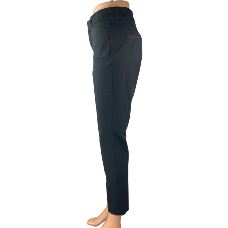 Old Navy Pixie Women's Black High Waisted Skinny Casual Trousers Pants Size 8