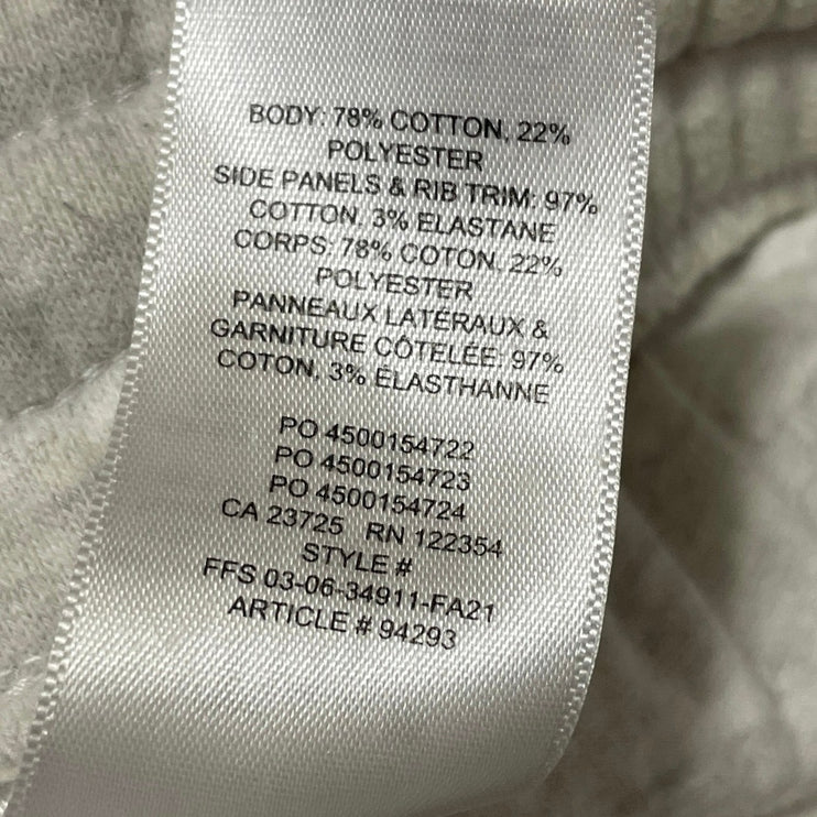 Aritzia Tna Cozy Fleece Women's Gray Drawstring Elastic Waist Lounge Shorts Sz M