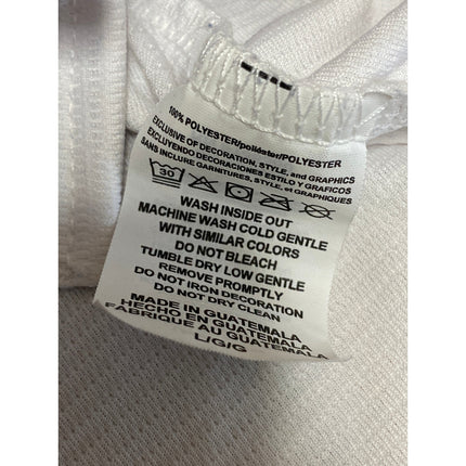 Majestic Ronald Acuña Jr. Atlanta Braves MLB White Button Up Jersey Shirt Top L