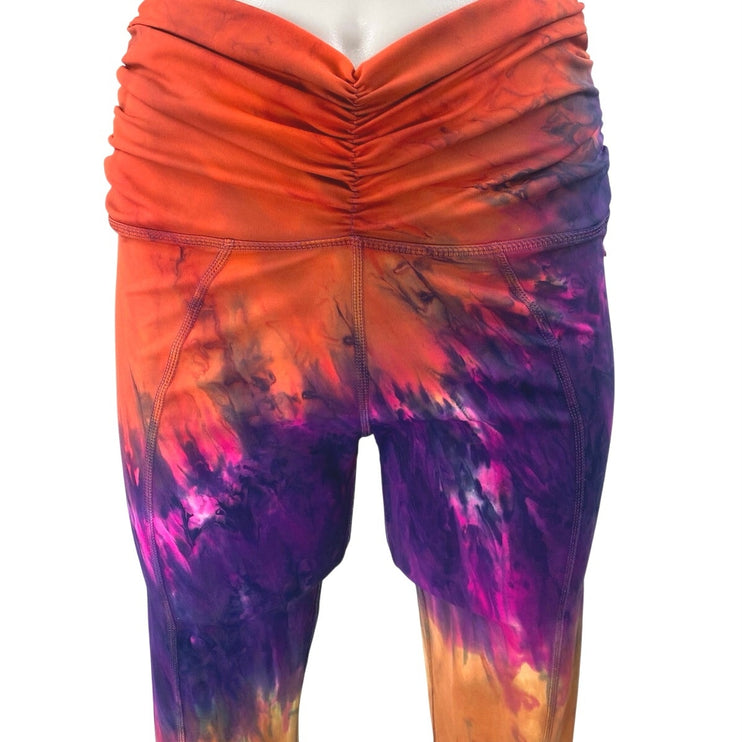 n:Philanthropy Multicolor Tie Dye Sleeveless Crop Top Leggings Pants Set Size S