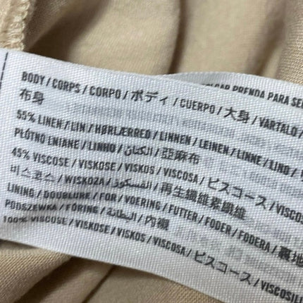 Abercrombie & Fitch Cream Beige Utility Short Sleeve Button Up Romper Shorts S