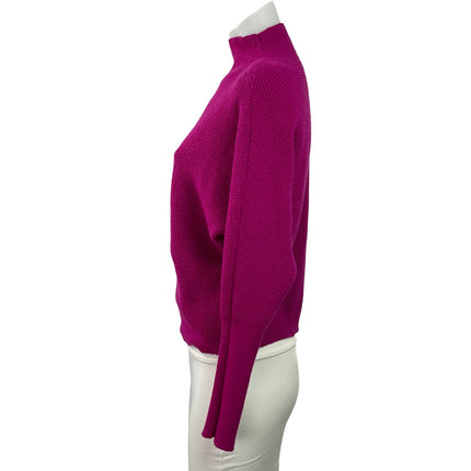 Cyrus Women's Fuchsia Pink Long Dolman Sleeve Knit Pullover Sweater Top Sz XS