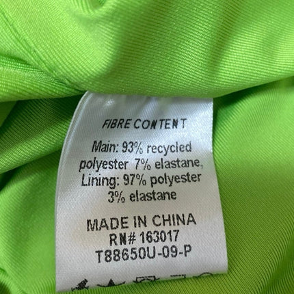 Princess Polly Green Blue Ombre Mesh Strapless Maxi Bodycon Tube Gown Dress Sz 6