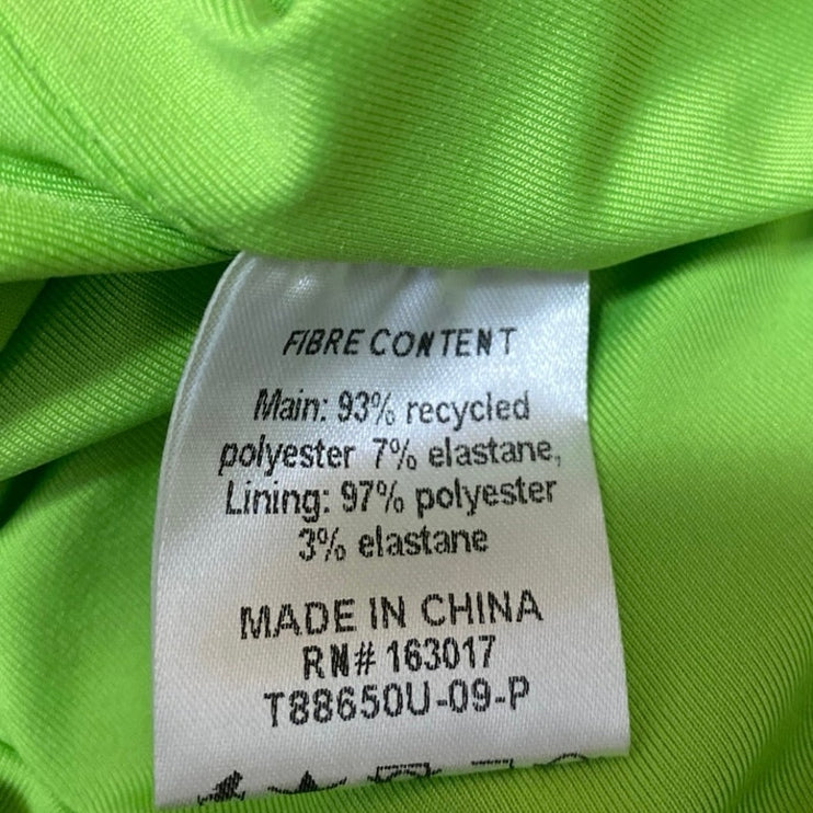Princess Polly Green Blue Ombre Mesh Strapless Maxi Bodycon Tube Gown Dress Sz 6