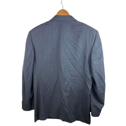 Redaelli Sartoriale 100% Wool Men's Gray Pinstriped Button Blazer Coat Jacket M
