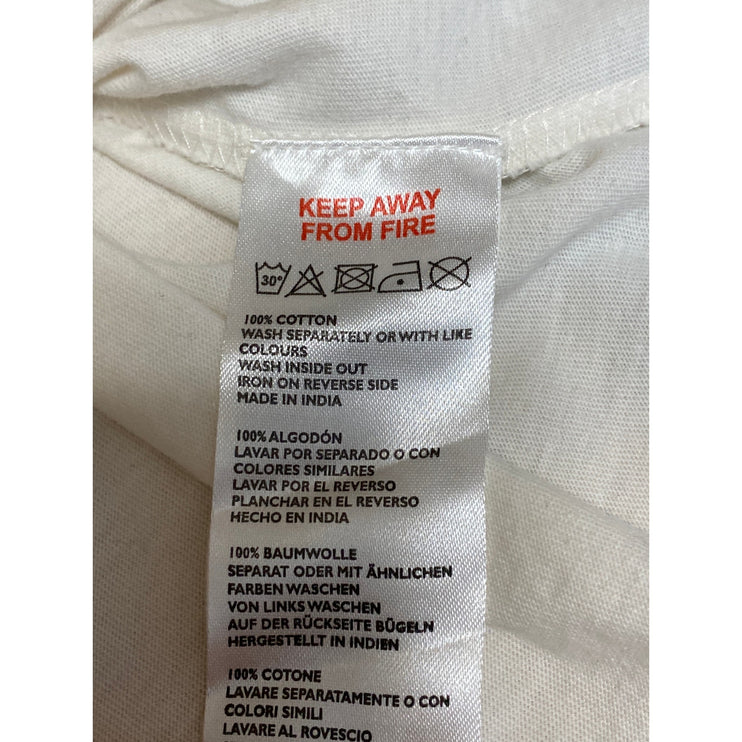 Urban Outfitters BDG Women's Graphic Crew Neck Long Sleeve Crop T-Shirt Top Sz M
