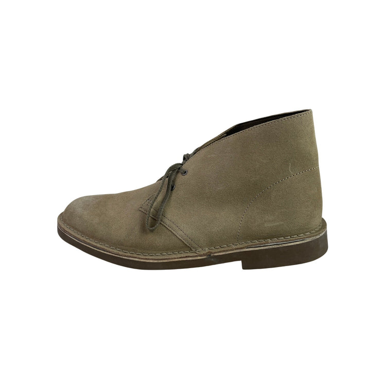 Clarks Originals Desert Taupe Beige Suede lace Up Round Toe Ankle Boots Size 11