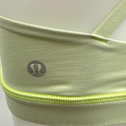 Lululemon Energy Women's Green Sleeveless Strappy Workout Sports Bra Tank Top 6