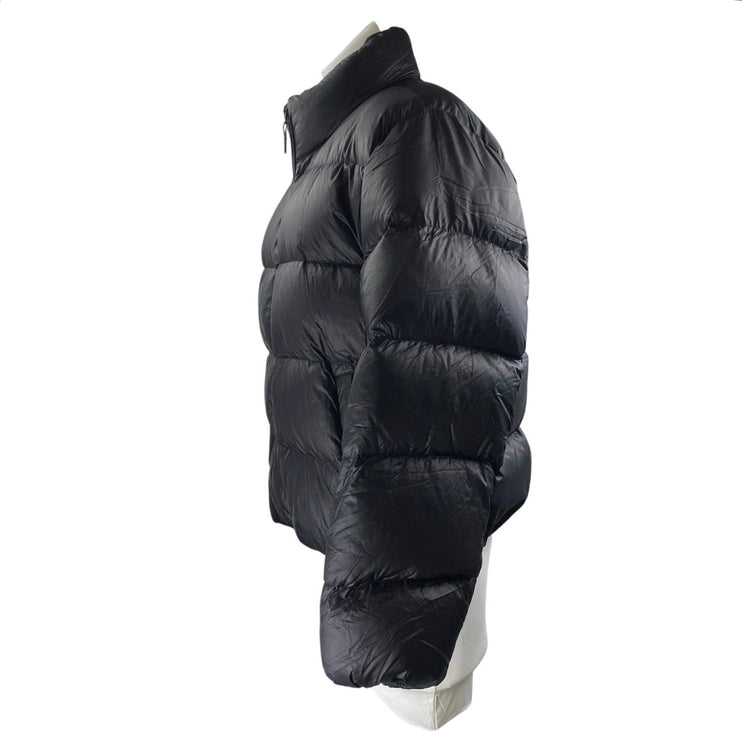 Aritzia TNA Women's Black Zip Up Long Sleeve Packable Puffer Coat Jacket Size M