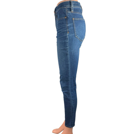 Madewell Roadtripper Blue Denim 10" High Rise Skinny Medium Wash Jeans Pants 26