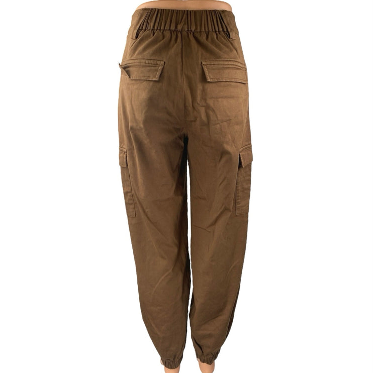 Urban Outfitters BDG Women's Brown Barrel Carrot High Rise Cargo Pants Size XS