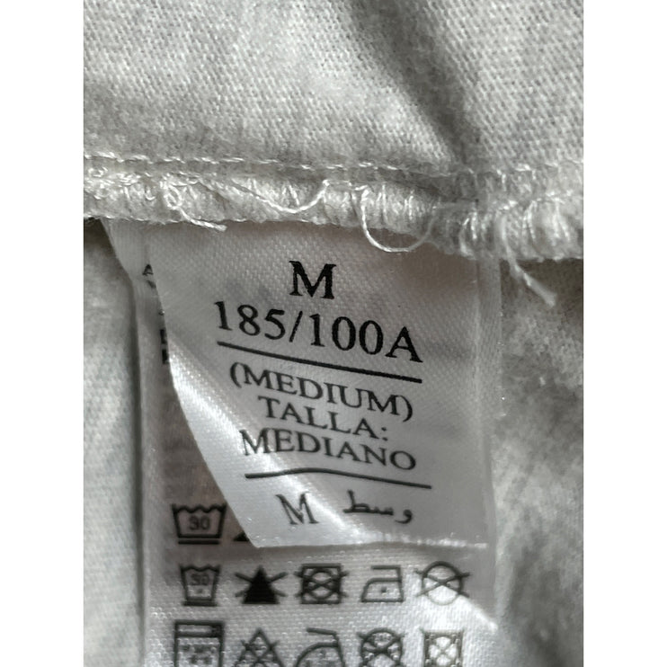 AllSaints Men's Gray Logo Heather Short Sleeve Crew Neck T Shirt Tee Top Size M