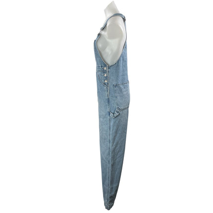 Madewell Women's Blue Medium Wash Utility Y2K Straight Denim Jeans Overall Sz XS