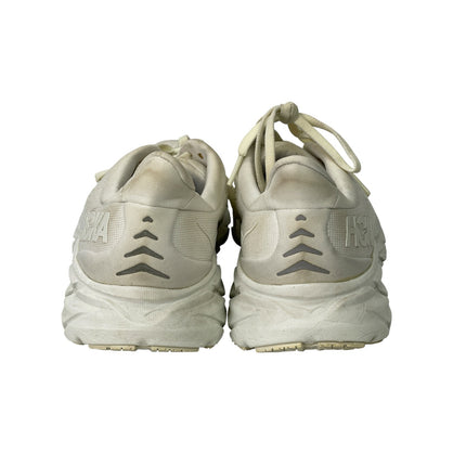 Hoke One One Clifton 8 Women's White Lace Up Athletic Running Shoes Size 8.5B