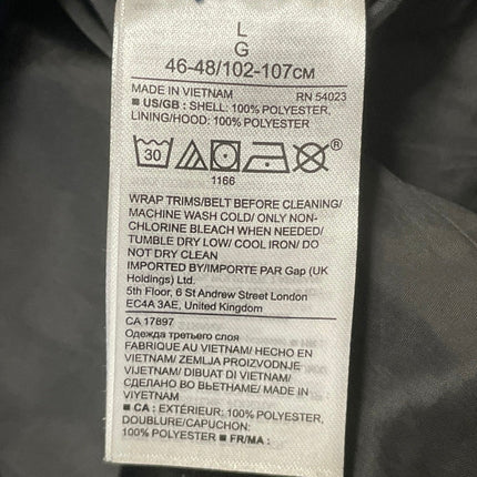 Banana Republic Men's Blue Long Sleeve Utility Pocket Water Resist Coat Jacket L