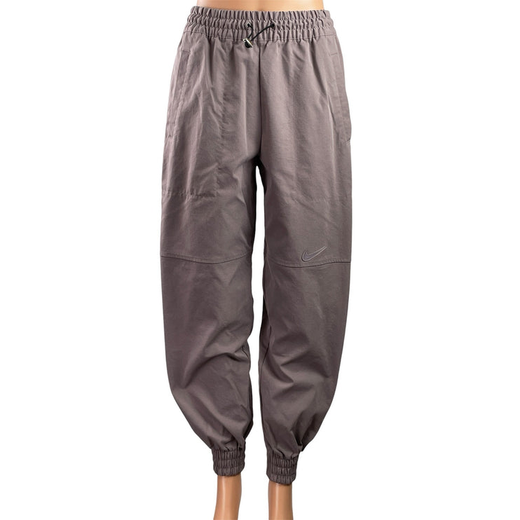 Nike Women's Gray High Rise Workout Running Athletic Jogger Sweat Pants Size S