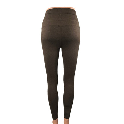 Varley Women's Brown High Rise Pull On Yoga Athletic Leggings Pants Size XS