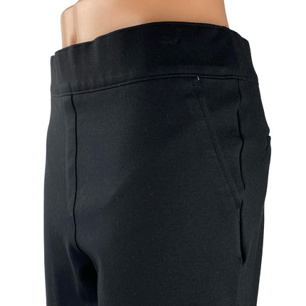Spanx Perfect Women's Black Yoga Gym Athletic Activewear Flare Trousers Pants L