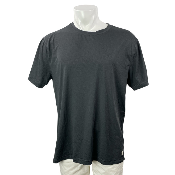 Vuori Men's Black Short Sleeves Crewneck Basic Pullover Tee T-shirt Top Size L
