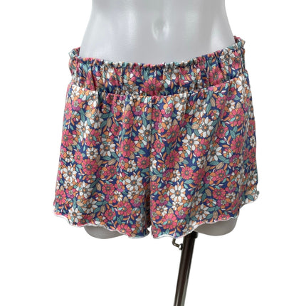 Z Supply Multicolor Floral Cami Tank Top Mini Short Beach Lounge Sleepwear Set S