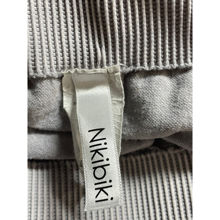 Nikibiki Womens Gray Low Waist Waffle Knee Seamless Activewear Tight Leggings OS