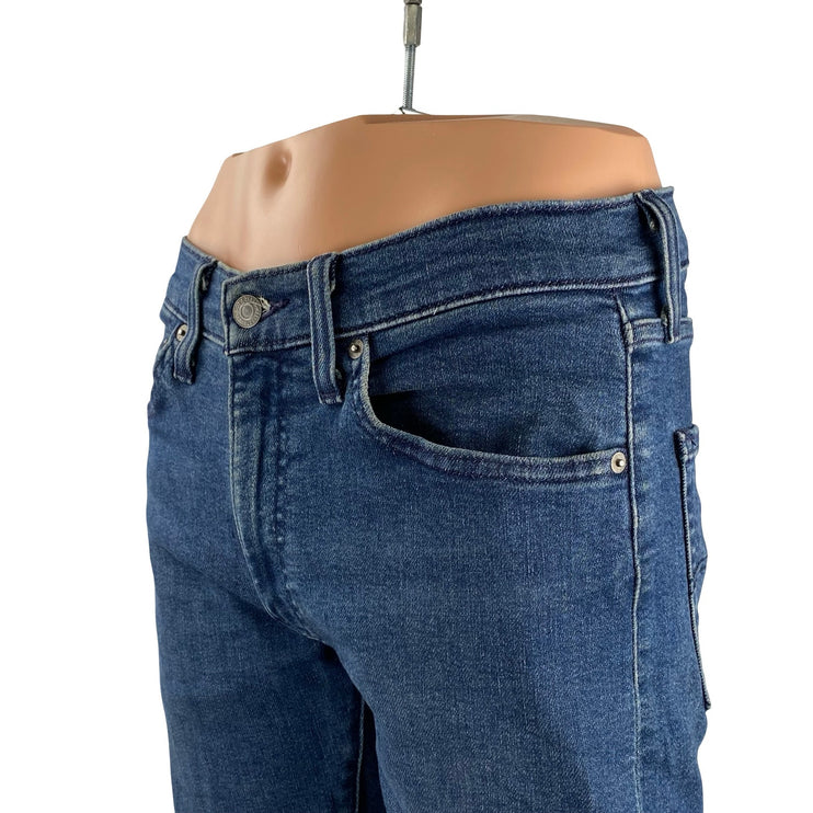 Levi's Men's Blue Medium Wash Slim Fit Skinny Y2k Casual Denim Jeans Size 32