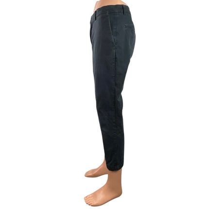 Club Monaco Men's Gray Mid Waist Skinny Tapered Leg Chino Trousers Pants Size 30