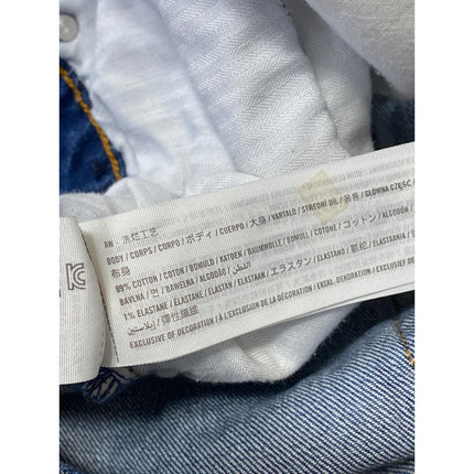 Abercrombie & Fitch The 90s Straight Women's Blue High Rise Denim Jeans Pants 35