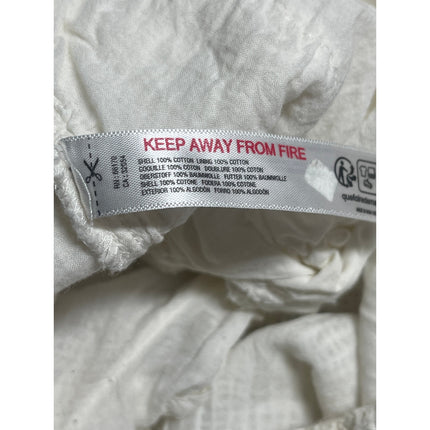 Out From Under White Waffle Knit Cuffed High Waist Casual Lounge Shorts Size S