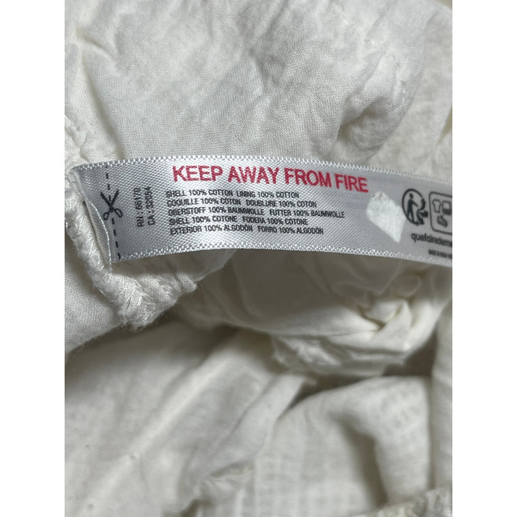 Out From Under White Waffle Knit Cuffed High Waist Casual Lounge Shorts Size S