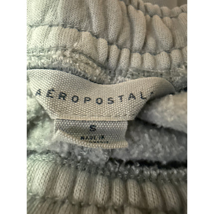 Aeropostale Women's Gray Fleece High Waisted Tapered Jogger Sweat Pants Size S