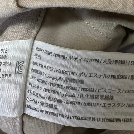 Abercrombie & Fitch Cream White High Rise Flared Bootcut Trousers Dress Pants 31