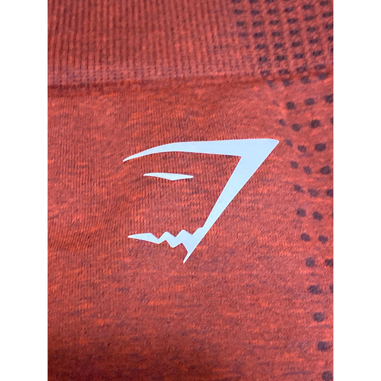 Gymshark Vital Seamles Red High Rise Yoga Athletic Running Biker Shorts Size S