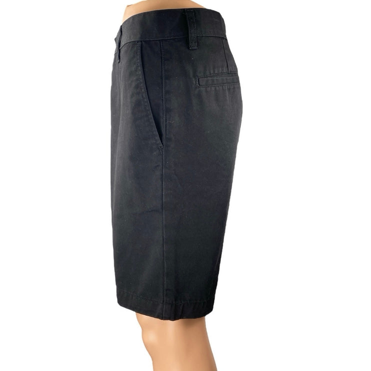 RVCA Weekender Men's Black High Waist Casual Outdoor Chino Khaki Shorts Size 34