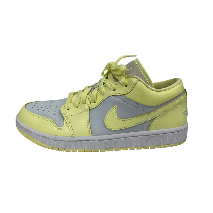 Nike Air Jordan 1 Low Lemonade Colorblock Lace-Up Athletic Sneakers Shoes 10.5