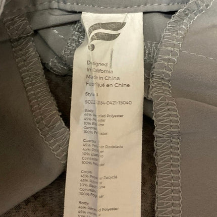 Fabletics The High Side Men's Light Gray Performance Golf Khaki Chino Shorts L