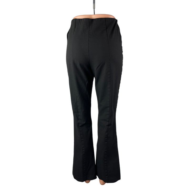 Selected Femme Women's Black High Waisted Flared Bootcut Trousers Pants Size S