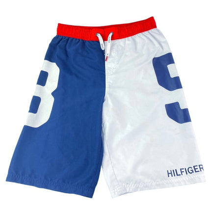 Tommy Hilfiger Kids Boys Colorblock Drawstring Casual Lounge Sweat Shorts Sz XL