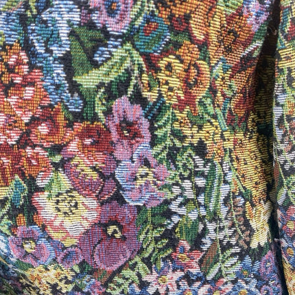 Shein Women's Multicolor Floral Notch Long Sleeve Blazer Coat Suit Jacket Size 6