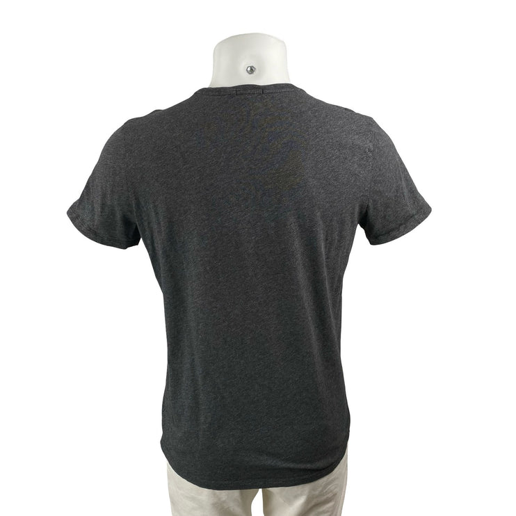ATM Men's Black Knit Short Sleeve Crew Neck Basic Casual T Shirt Tee Top Size S