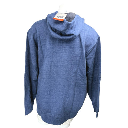 NEW Duluth Trading 40 Grit Men's Blue Zip Up Hooded Hoodie Sweatshirt Size 3XL