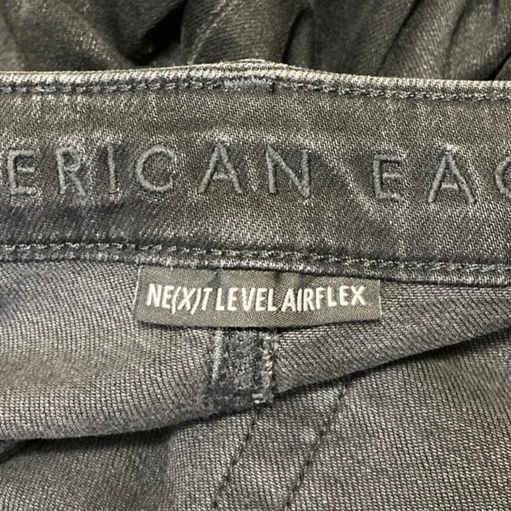 American Eagle Next Level Airflex Men's Black Straight Denim Jeans Pants 33x30