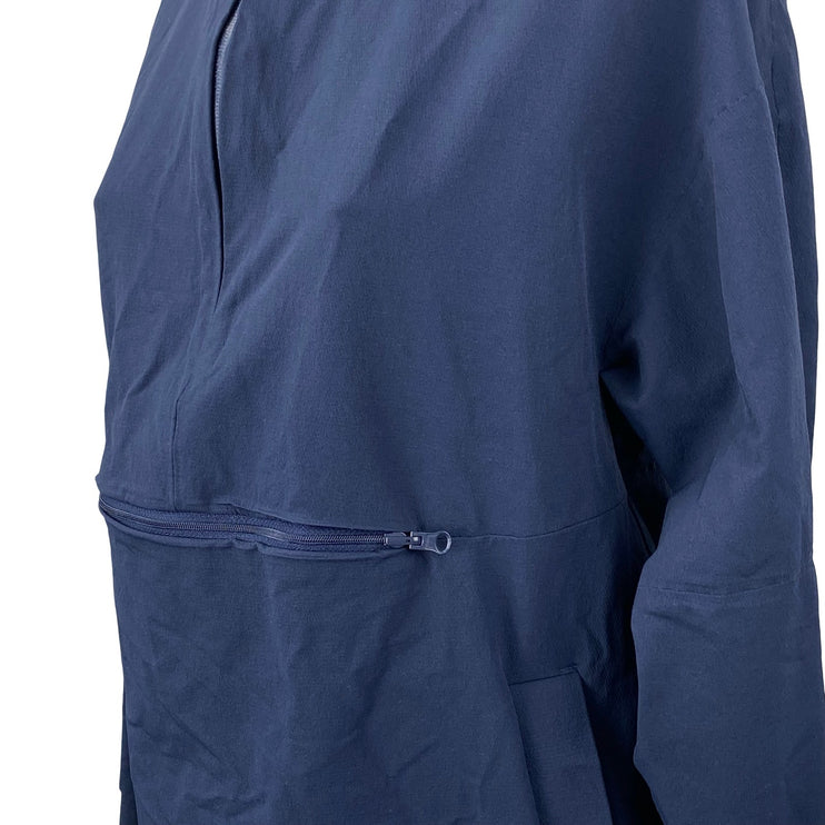 Outdoor Voices Womens Navy Blue Long Sleeve Hoodie Half Zip Anorak Jacket Size S