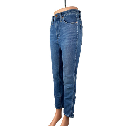 Madewell Stovepipe Women's Blue High Waisted Straight Mom Denim Jeans Pants 27