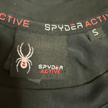 Spyder Active Women's Black Mesh Sheer Short Sleeve Activewear Tee T-shirt Top S