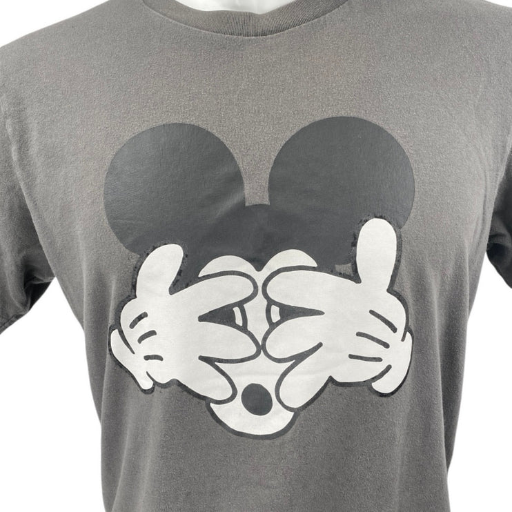 Uniqlo Geoff McFetridge Men's Black Disney Mickey Mouse T Shirt Tee Top Size M