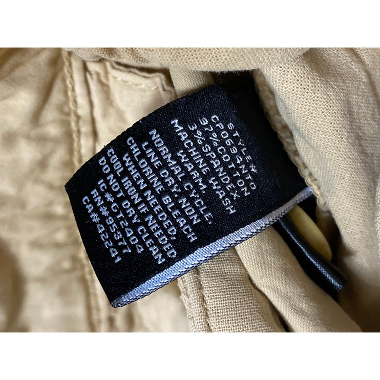 Sanctuary Women's Beige High Waisted Loose Fit Straight Trousers Cargo Pants 31