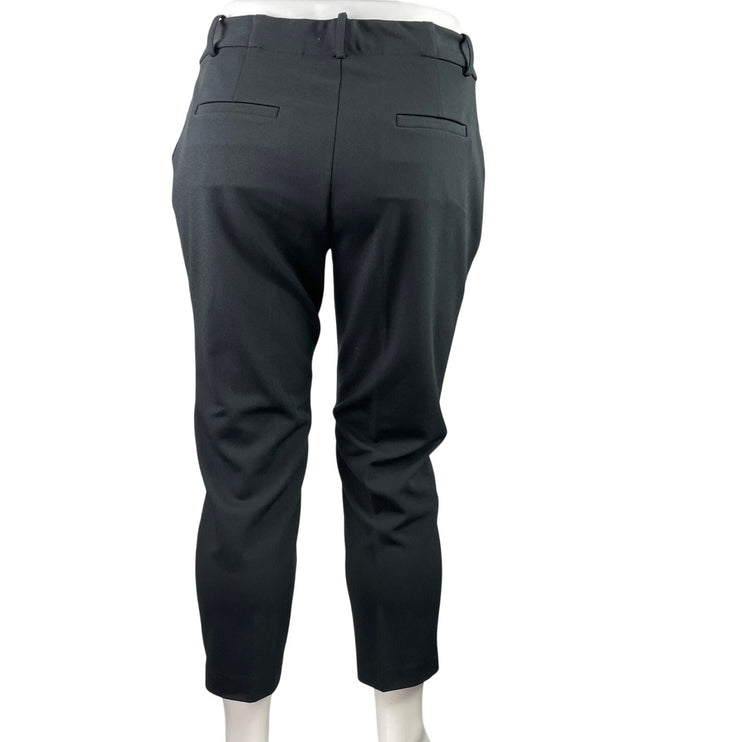 Rachel Roy Women's Black High Waisted Straight Ankle Trousers Pants Size 16